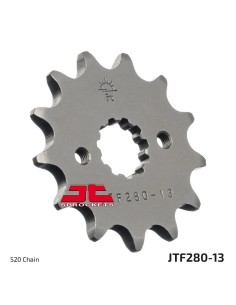pinon de moto jt sprockets acero 13 dientes p 520 jtf280 13