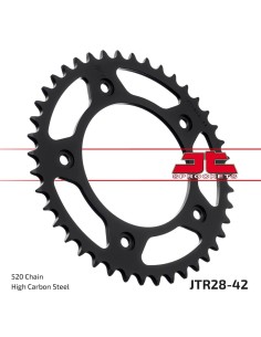 corona moto jt sprockets de acero de 42 dientes jtr28 42