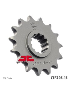 pinon de moto jt sprockets acero 15 dientes p 530 jtf295 15
