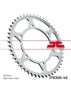 corona moto jt sprockets de acero de 49 dientes jtr300 49