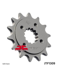 pinon de moto jt sprockets acero 14 dientes p 520 jtr309 14