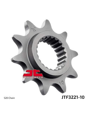 pinon moto jt sprockets acero 10 dientes jtf3221 10