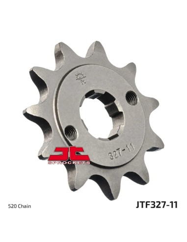pinon de moto jt sprockets acero 11 dientes p 520 jtf327 11