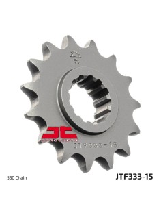 pinon de moto jt sprockets acero 15 dientes p 530 jtf333 15