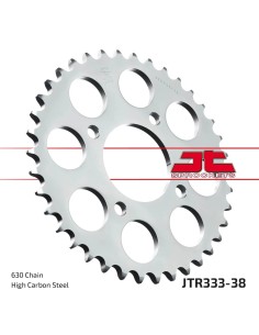 corona moto jt sprockets de acero de 38 dientes jtr333 38