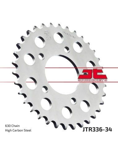 corona moto jt sprockets de acero de 34 dientes jtr336 34