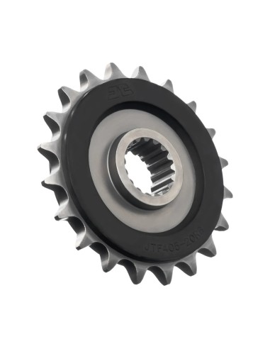 pinon de moto jt sprockets con goma 20 dientes p 525 jtf405 20rb
