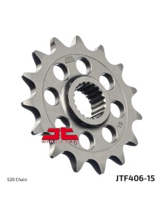 pinon de moto jt sprockets acero 15 dientes p 520 jtf406 15