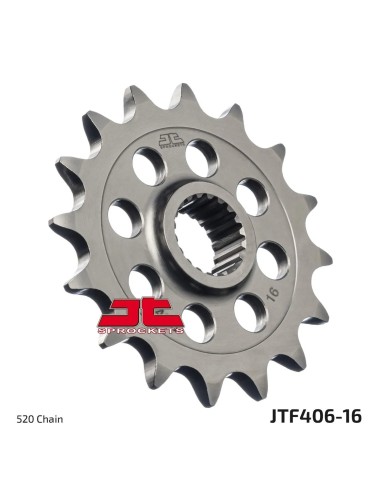 pinon moto jt sprockets acero 16 dientes jtf406 16