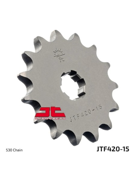 pinon moto jt sprockets acero 15 dientes jtf420 15