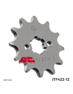 pinon de moto jt sprockets acero 12 dientes p 520 jtf422 12
