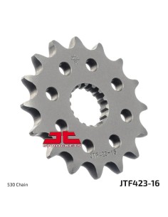 pinon de moto jt sprockets acero 16 dientes p 530 jtf423 16