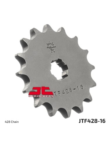 pinon moto jt sprockets acero 16 dientes jtf428 16