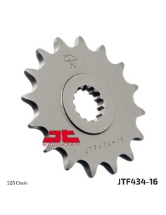 pinon de moto jt sprockets acero 16 dientes p 520 jtf434 16
