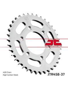 corona moto jt sprockets de acero de 37 dientes jtr458 37
