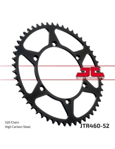 corona moto jt sprockets de acero de 52 dientes jtr460 52