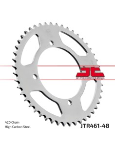 corona moto jt sprockets de acero de 48 dientes jtr461 48