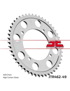 corona moto jt sprockets de acero de 49 dientes jtr462 49