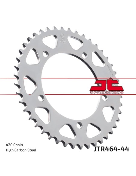 corona moto jt sprockets de acero de 44 dientes jtr464 44