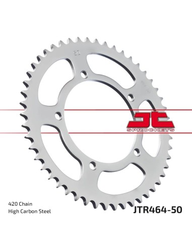 corona moto jt sprockets de acero de 50 dientes jtr464 50