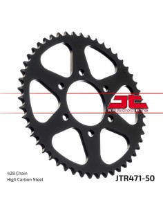 corona moto jt sprockets de acero de 50 dientes jtr471 50