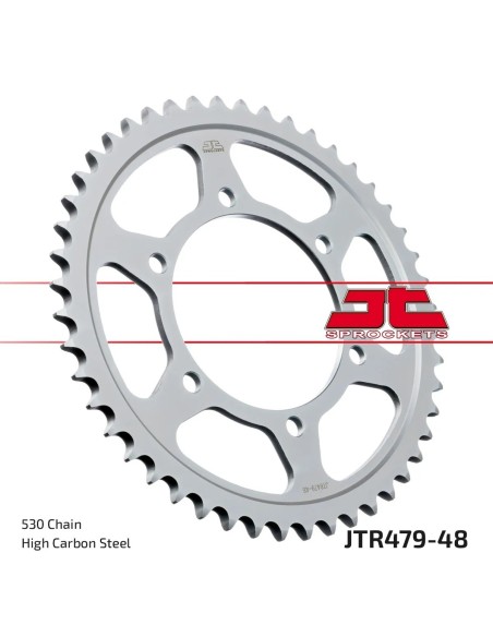 corona moto jt sprockets de acero de 48 dientes jtr479 48