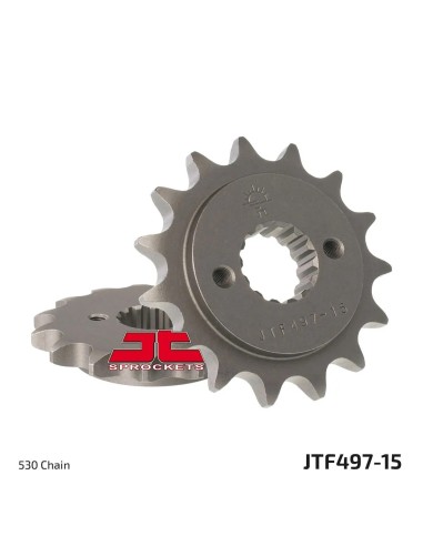pinon moto jt sprockets acero 15 dientes jtf497 15