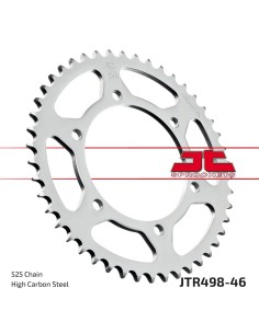 corona moto jt sprockets de acero de 46 dientes jtr498 46