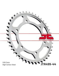 corona moto jt sprockets de acero de 44 dientes jtr499 44