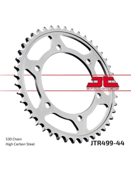 corona moto jt sprockets de acero de 44 dientes jtr499 44