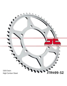 corona moto jt sprockets de acero de 52 dientes jtr499 52