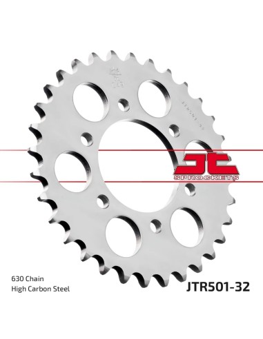 corona moto jt sprockets de acero de 32 dientes jtr501 32