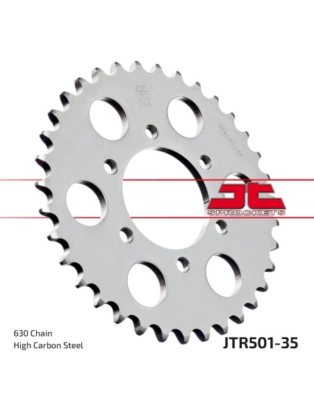 corona moto jt sprockets de acero de 35 dientes jtr501 35