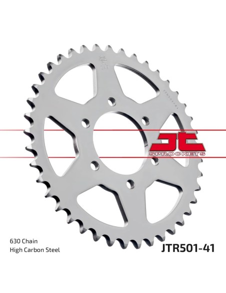 corona moto jt sprockets de acero de 41 dientes jtr501 41