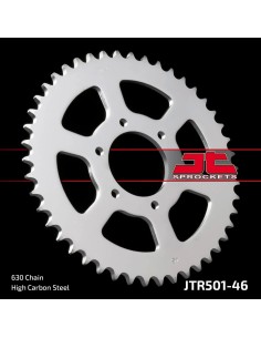 corona moto jt sprockets de acero de 46 dientes jtr501 46