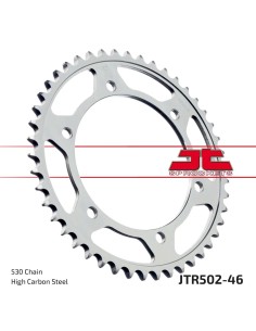 corona moto jt sprockets de acero de 46 dientes jtr502 46