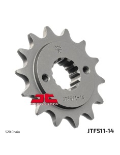 pinon de moto jt sprockets acero 14 dientes p 520 jtf511 14