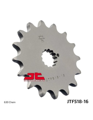 pinon moto jt sprockets acero 16 dientes jtf518 16