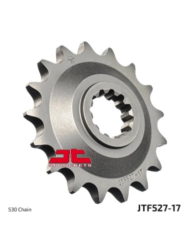 pinon de moto jt sprockets acero 17 dientes p 530 jtf527 17