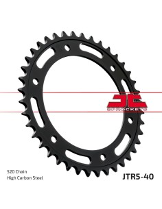 corona moto jt sprockets de acero de 40 dientes jtr5 40