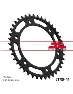 corona moto jt sprockets de acero de 41 dientes jtr5 41