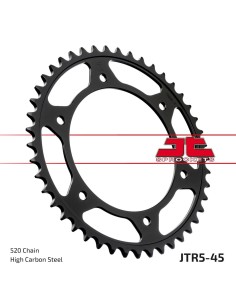 corona moto jt sprockets de acero de 45 dientes jtr5 45