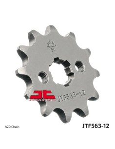 pinon de moto jt sprockets acero 12 dientes p 420 jtf563 12