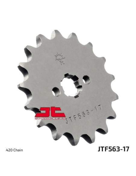 pinon moto jt sprockets acero 17 dientes jtf563 17