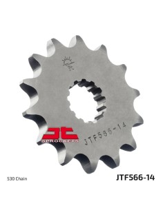 pinon de moto jt sprockets acero 14 dientes p 530 jtf566 14