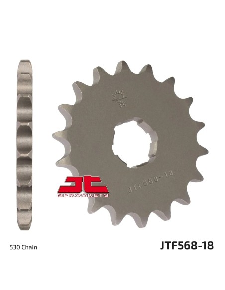 pinon moto jt sprockets acero 18 dientes jtf568 18