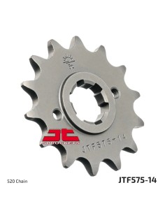 pinon de moto jt sprockets acero 14 dientes p 520 jtf575 14