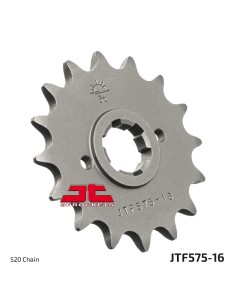 pinon de moto jt sprockets acero 16 dientes p 520 jtf575 16