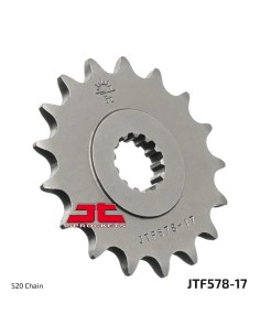 pinon de moto jt sprockets acero 17 dientes p 520 jtf578 17