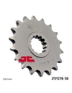 pinon de moto jt sprockets acero 18 dientes p 530 jtf579 18